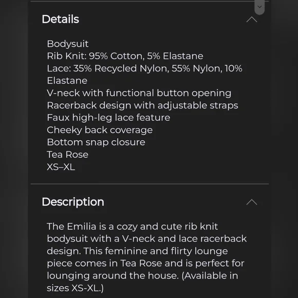 NWOT, Adore Me Pink Bodysuit size Med - Picture 8 of 10